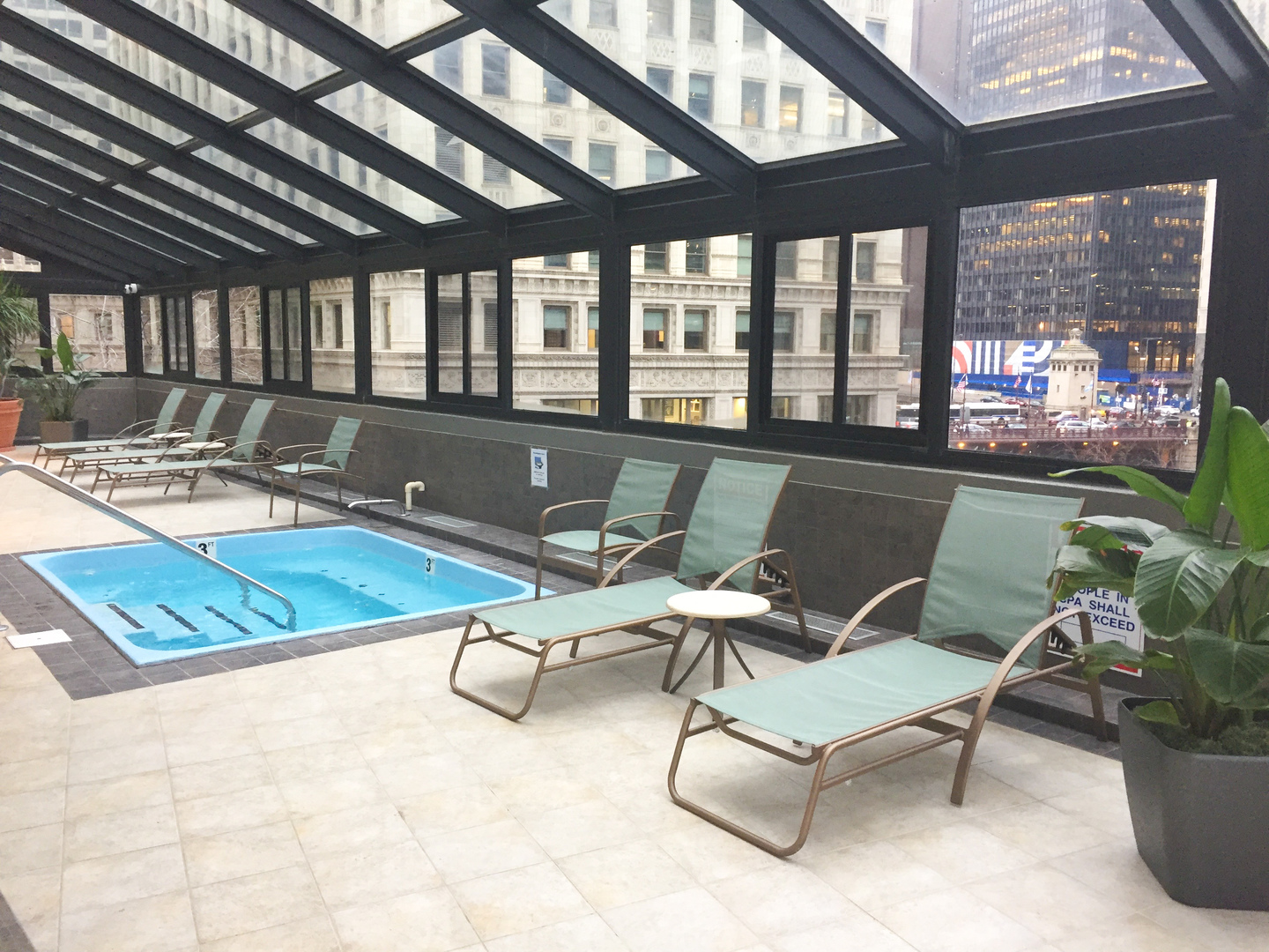 405 North Wabash Avenue, Unit 1410 Chicago, IL 60611 - Photo 17 of 18 a living room with a large window