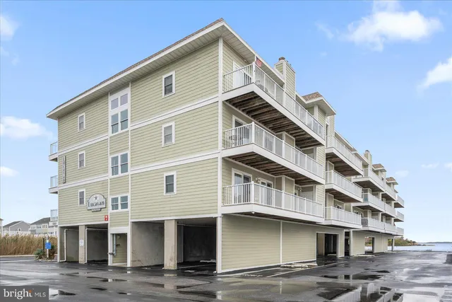 a front view of a building