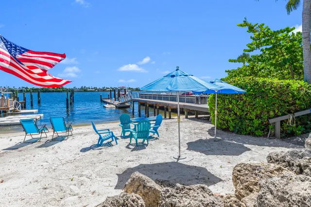 a view of a city and lake