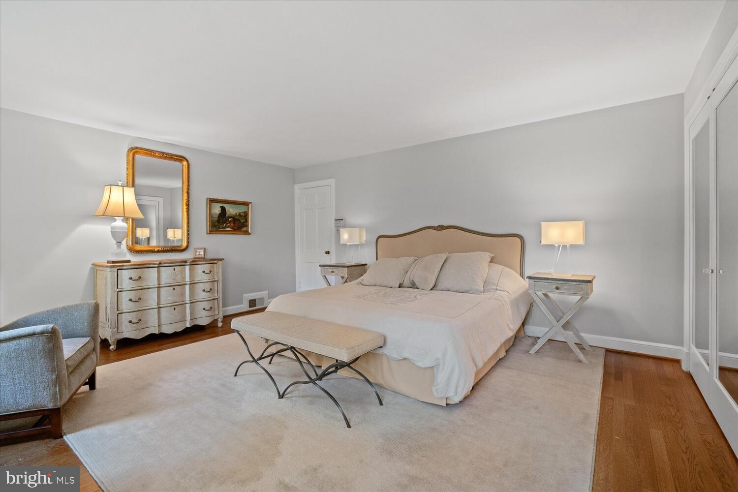 4838 Broad Branch Road Northwest Washington, DC 20008 - Photo 19 of 33 a bedroom with a bed a desk and chair