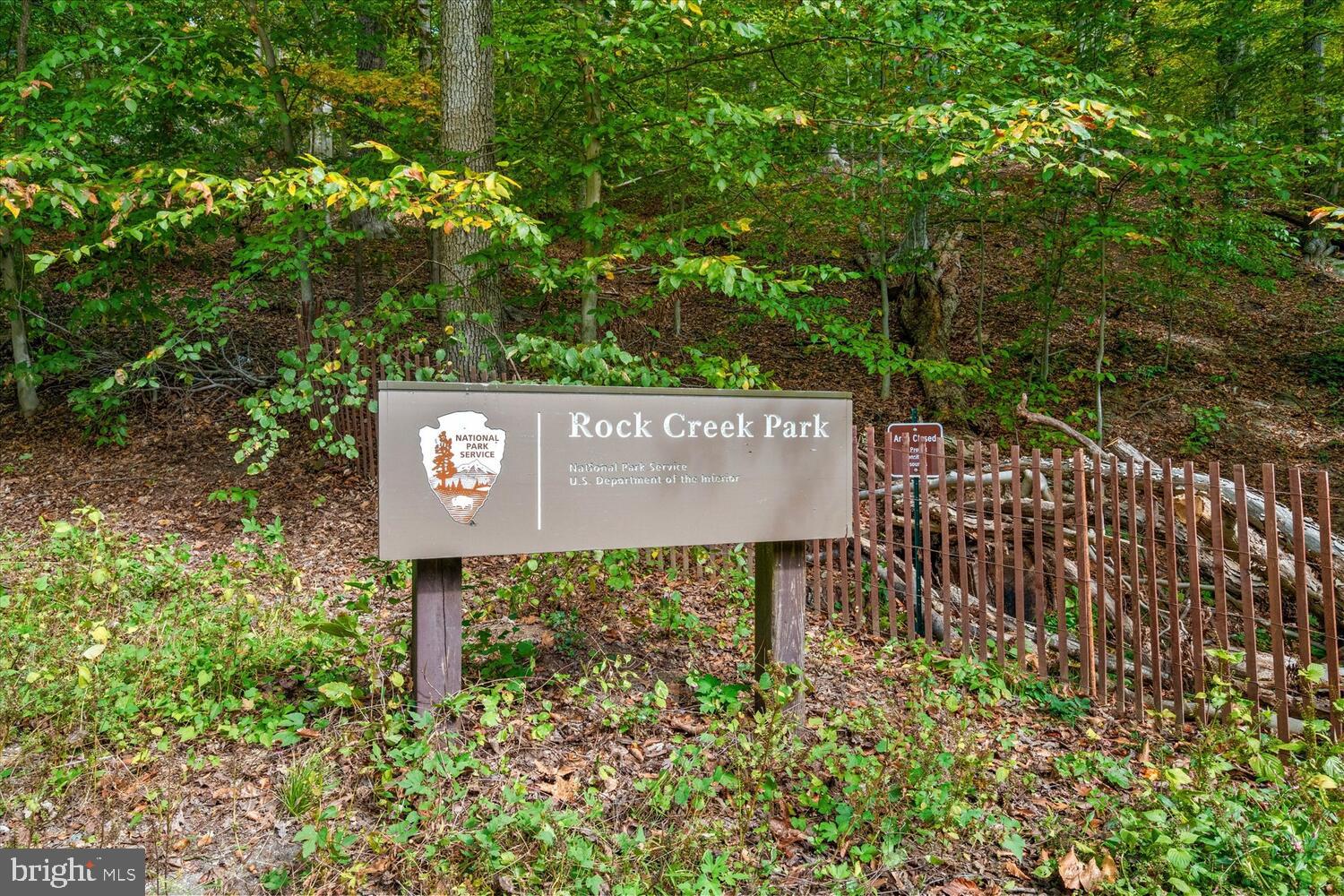 4838 Broad Branch Road Northwest Washington, DC 20008 - Photo 31 of 33 a view of a bench in a garden