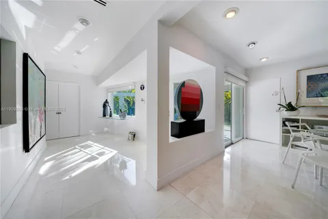 a view of painting on the wall