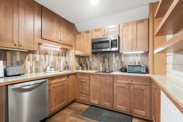 a view of a building with many windows