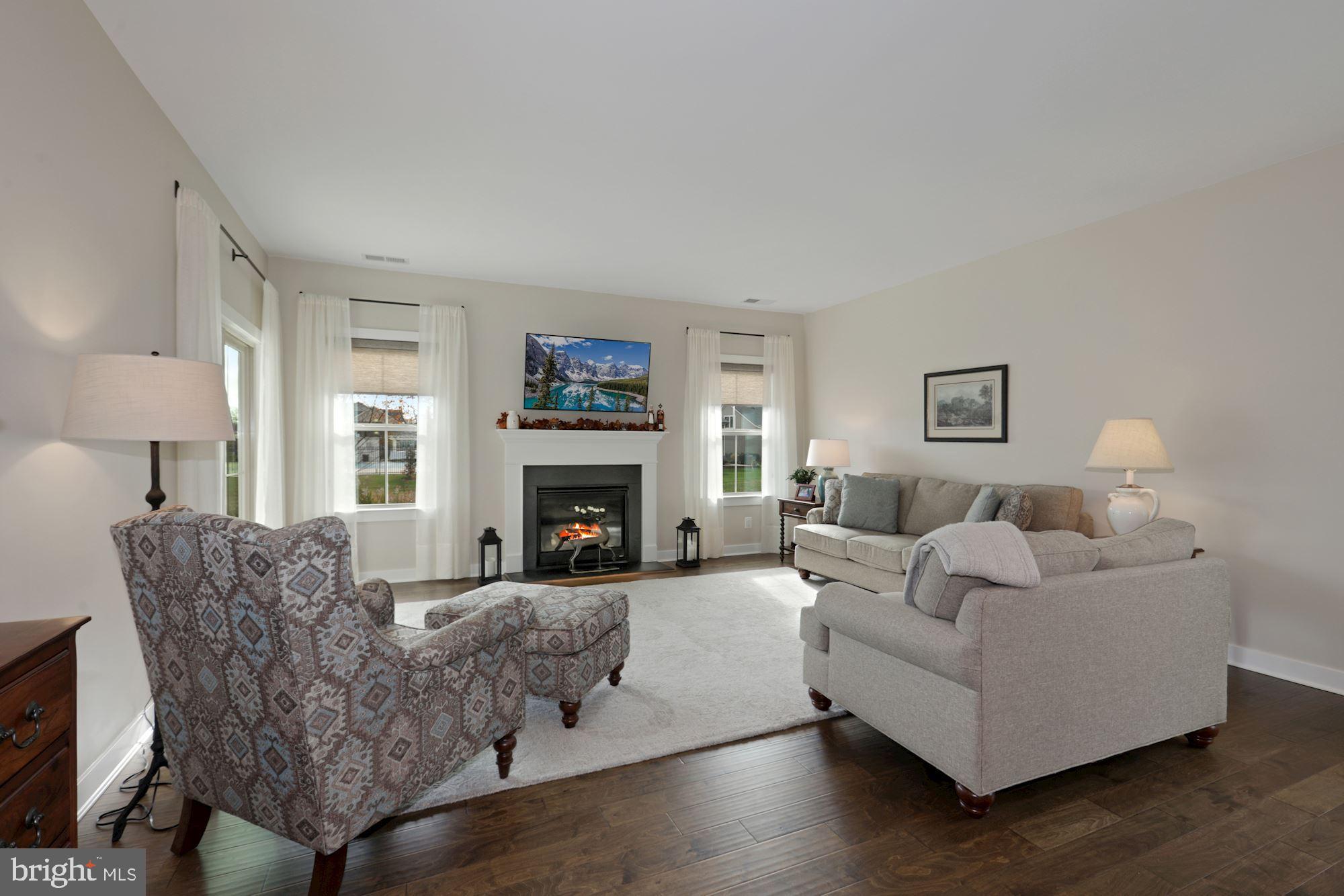 23576 Robalo Road Frankford, DE 19945 - Photo 17 of 47 Beautiful Living Room with Gas Fireplace
