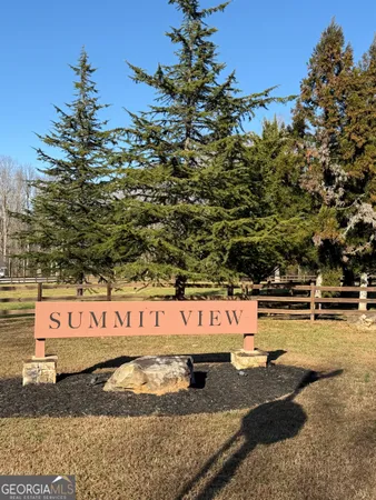 a view of a sign board