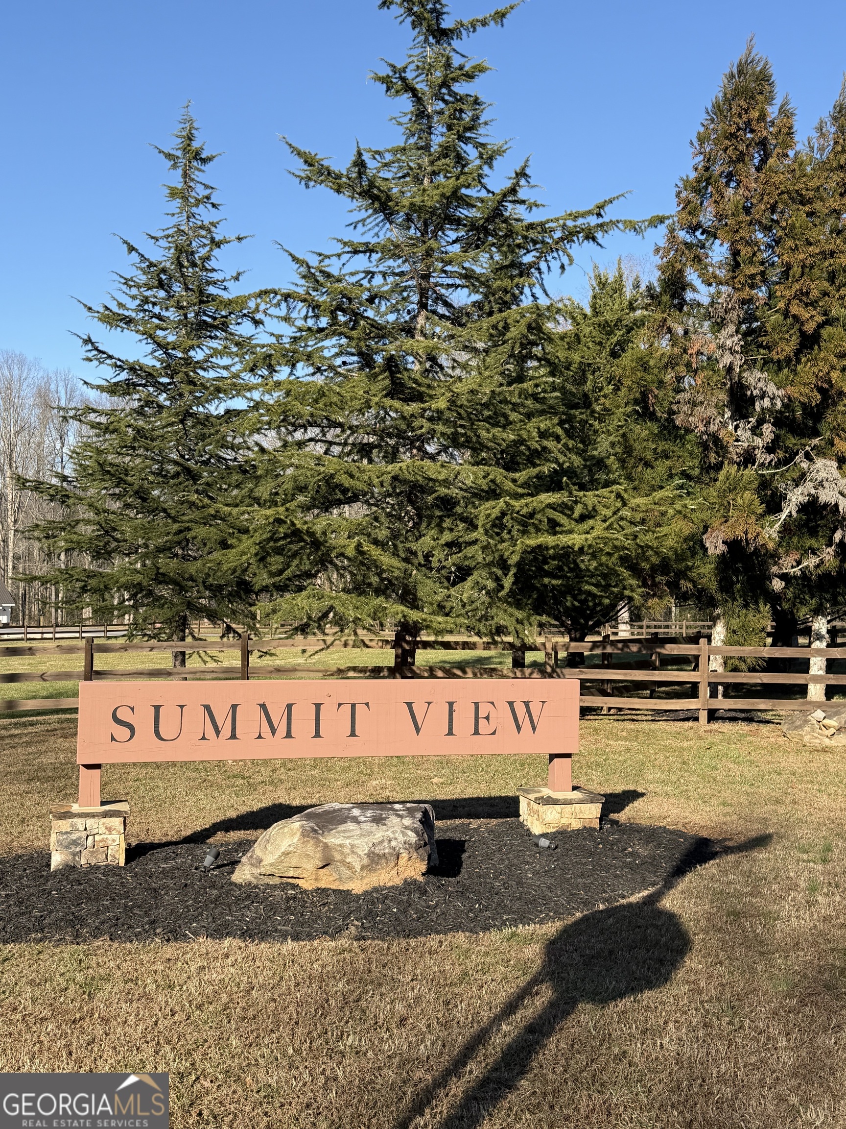 a view of a sign board