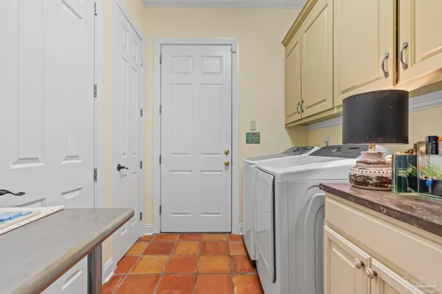 a room with storage and utility