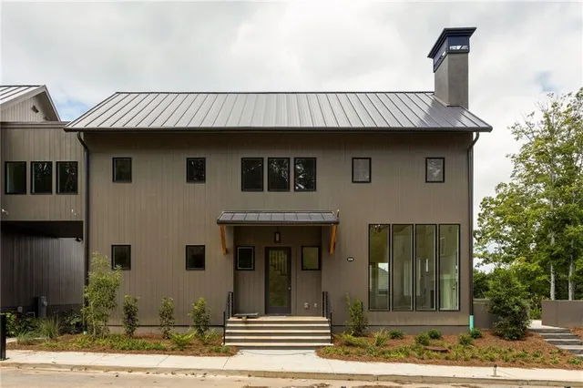 a view of a house with a patio