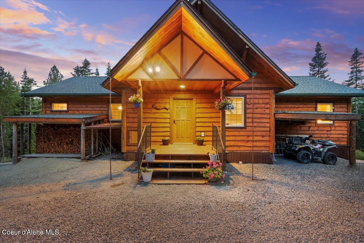 21807 East Doyle Road Cataldo, ID 83810 - Photo 1 of 80 09-Front entry twilight