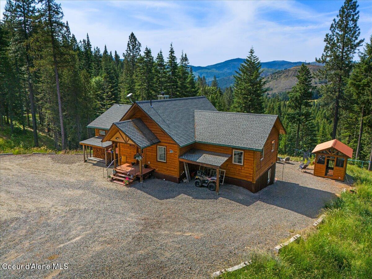 21807 East Doyle Road Cataldo, ID 83810 - Photo 11 of 80 11-Aerial front of home