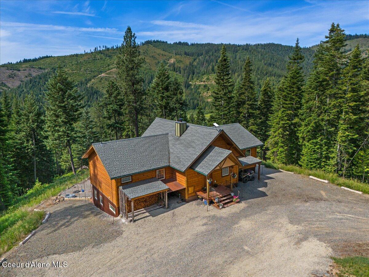 21807 East Doyle Road Cataldo, ID 83810 - Photo 12 of 80 12-Aerial front of home