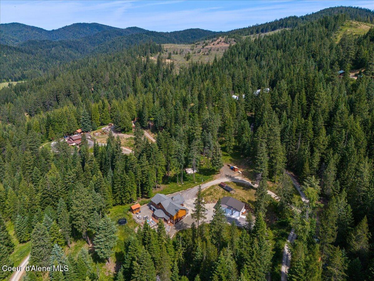 21807 East Doyle Road Cataldo, ID 83810 - Photo 67 of 80 67-Aerial back of home