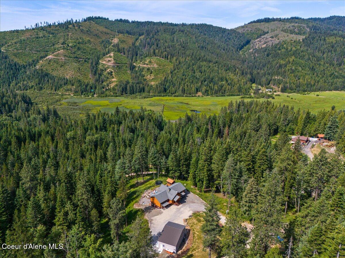 21807 East Doyle Road Cataldo, ID 83810 - Photo 10 of 80 10-Aerial front of home
