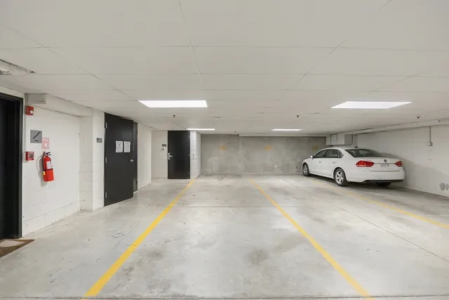 a view of parking area