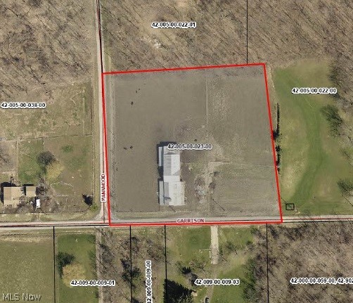 Garrison Road Ashtabula, OH 44004 - Photo 1 of 1 Aerial Plat Map. Illustrating the property's boundary and parcel identification numbers