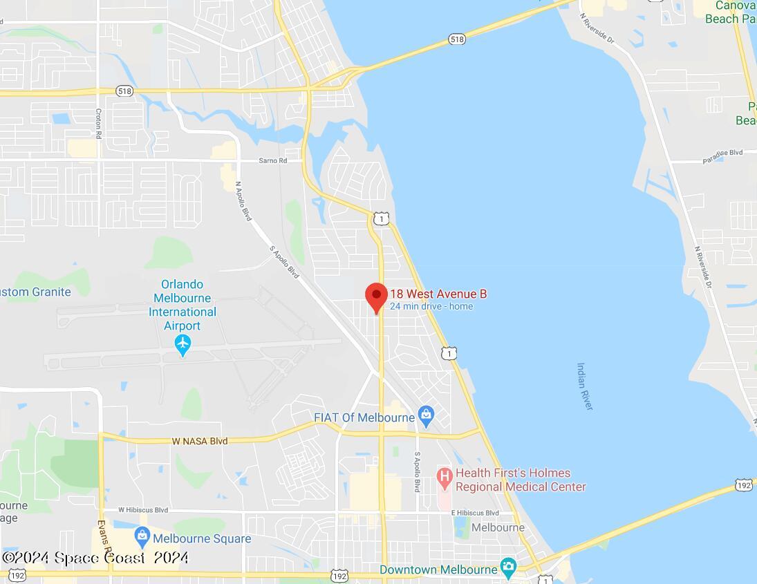 18 West Ave B, Unit 2 Melbourne, FL 32901 - Photo 6 of 6 18 Avenue W Google Map