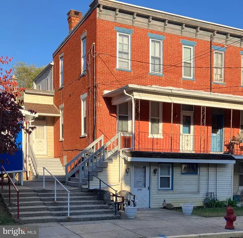 a view of a building with a window