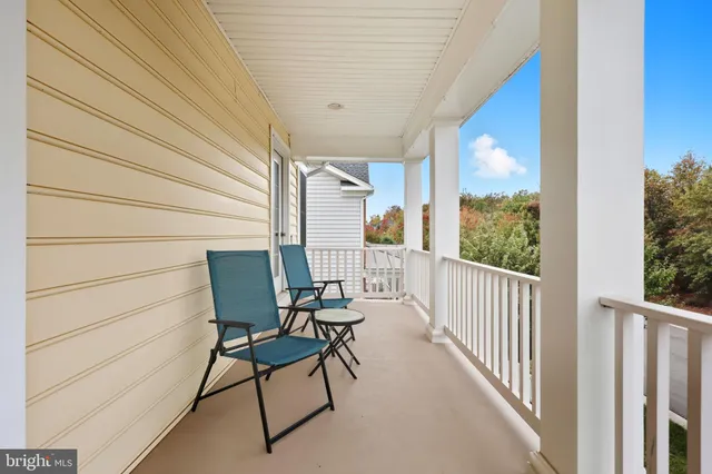 a view of a chairs in balcony