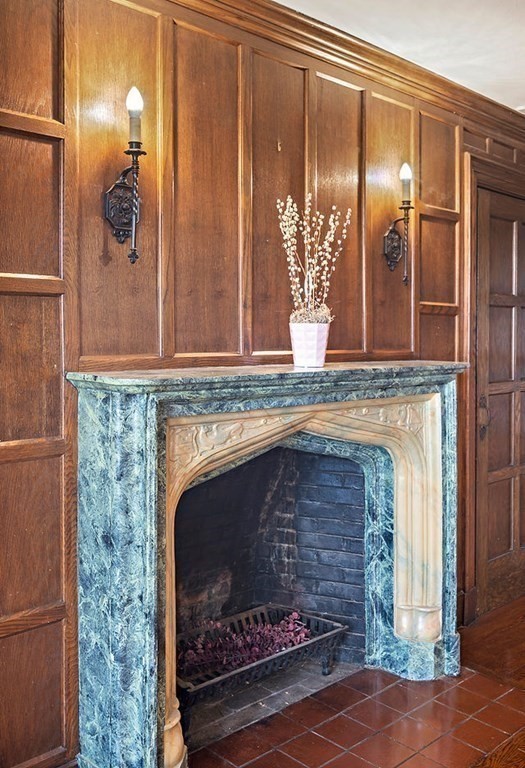 90 Holland Road Brookline, MA 02445 - Photo 9 of 35 a close view of fireplace
