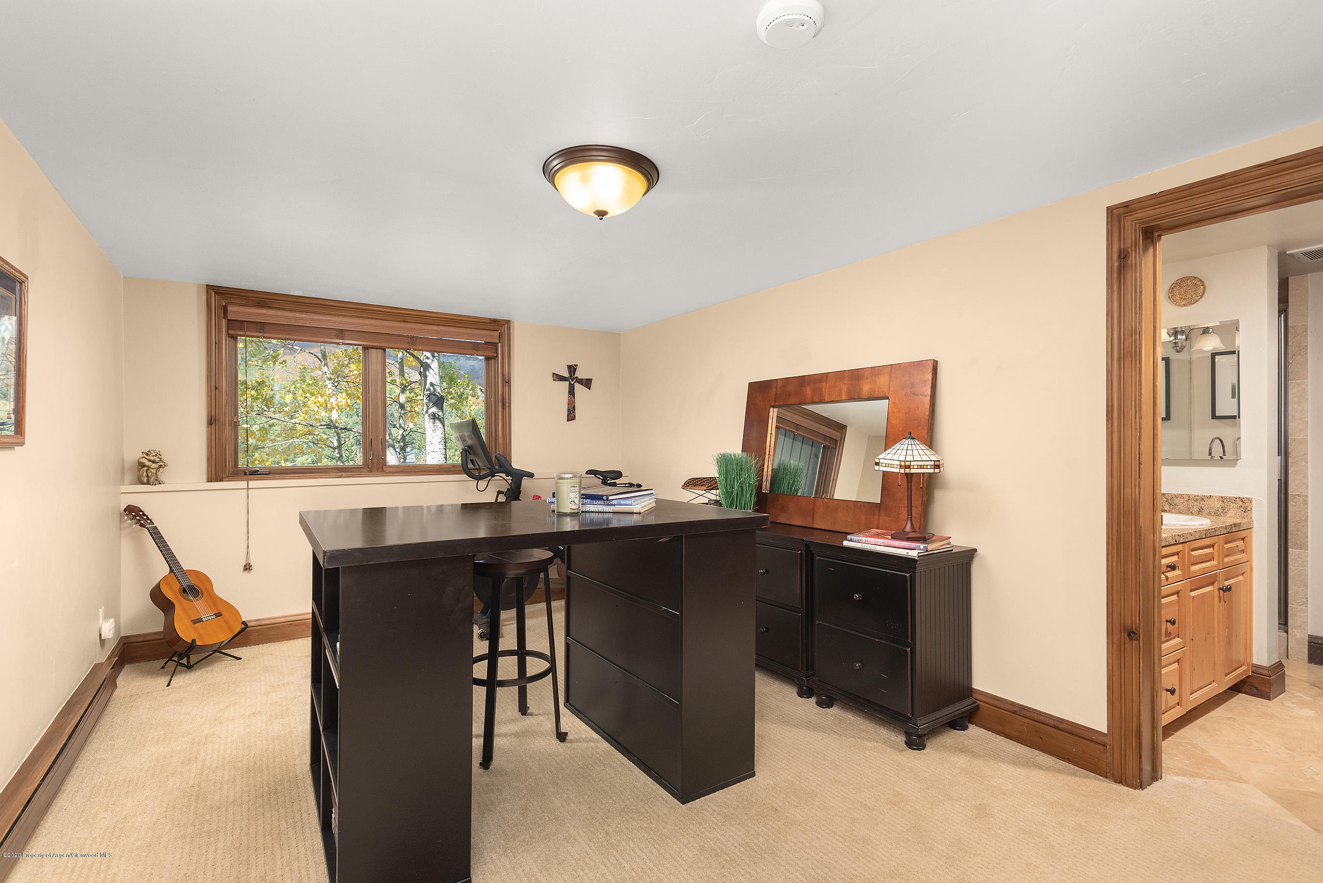 222 Meadow Ranch Road, Unit D4B Snowmass Village, CO 81615 - Photo 11 of 26 a view of a workspace with furniture