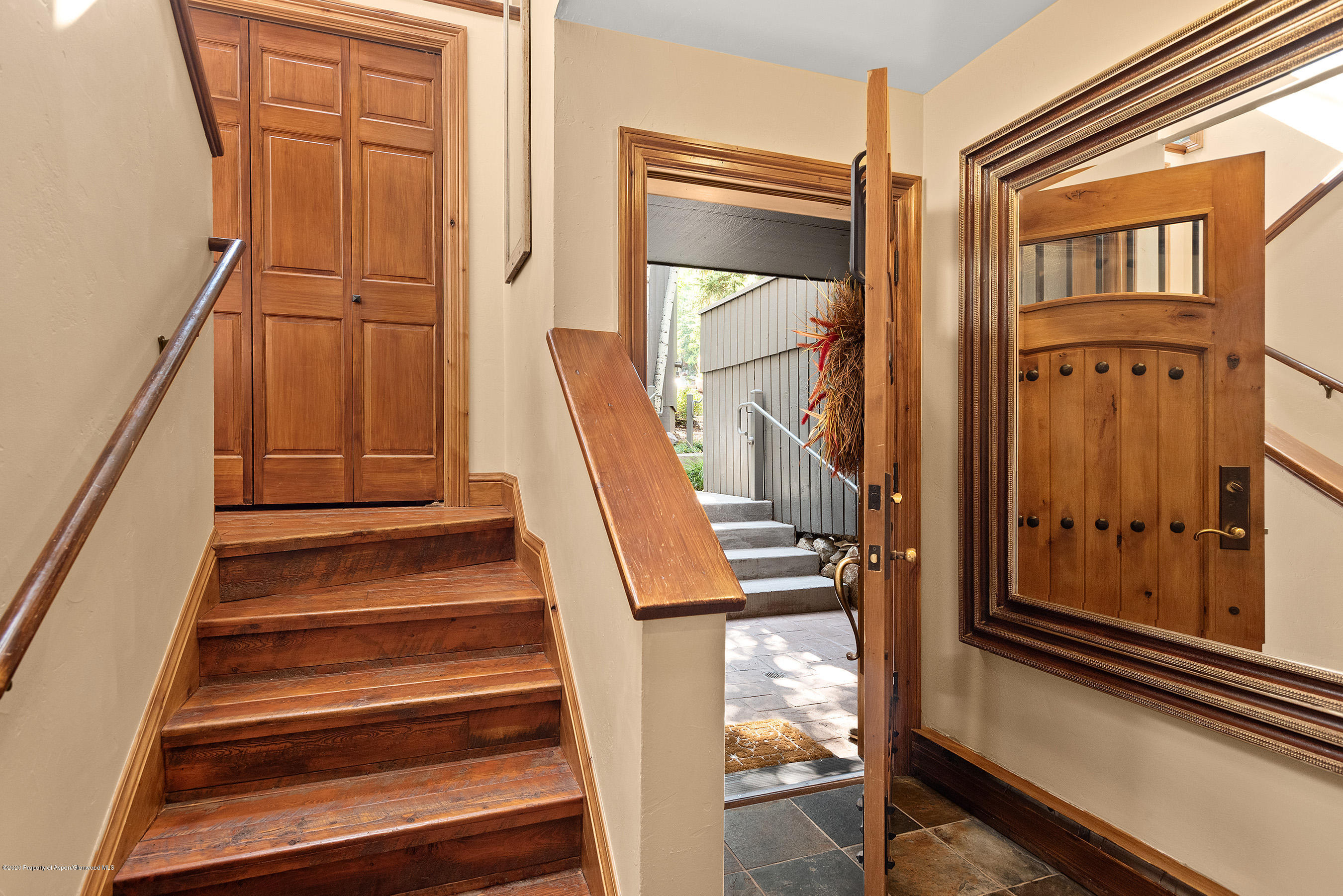 222 Meadow Ranch Road, Unit D4B Snowmass Village, CO 81615 - Photo 15 of 26 a view of entryway with wooden floor and door