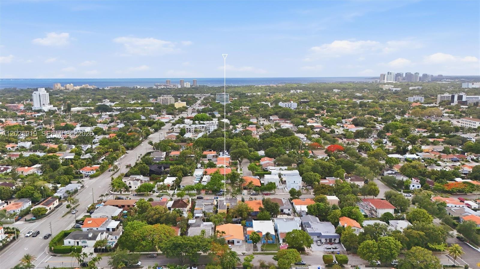 1743 Southwest 17th Street, Unit 1 Miami, FL 33145 - Photo 28 of 32 an aerial view of multiple house