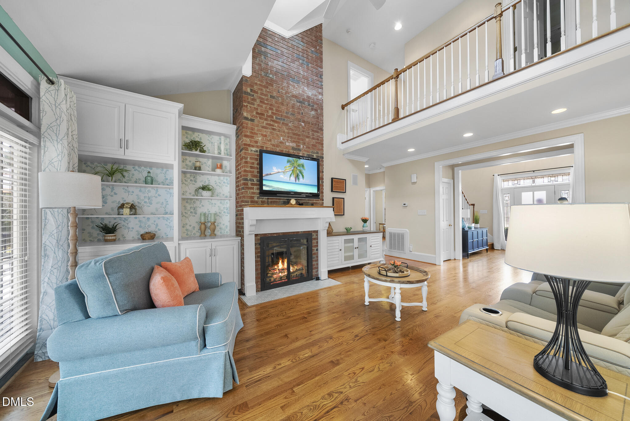 2441 Eagle Rock Road Wendell, NC 27591 - Photo 11 of 62 Masonry Fireplace with Gas Log Insert