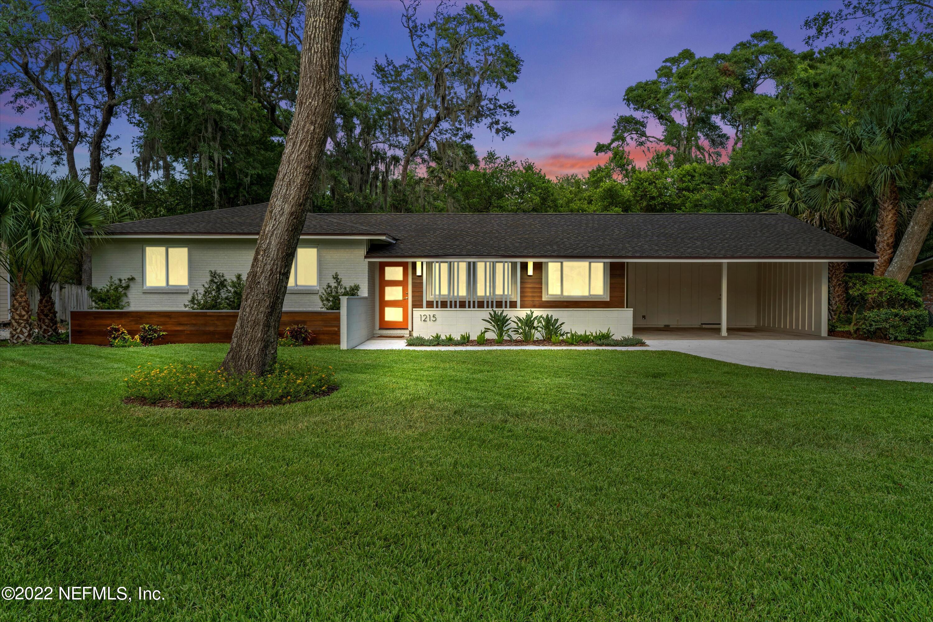 1215 Kings Road Neptune Beach, FL 32266 - Photo 2 of 47 Front at Twilight