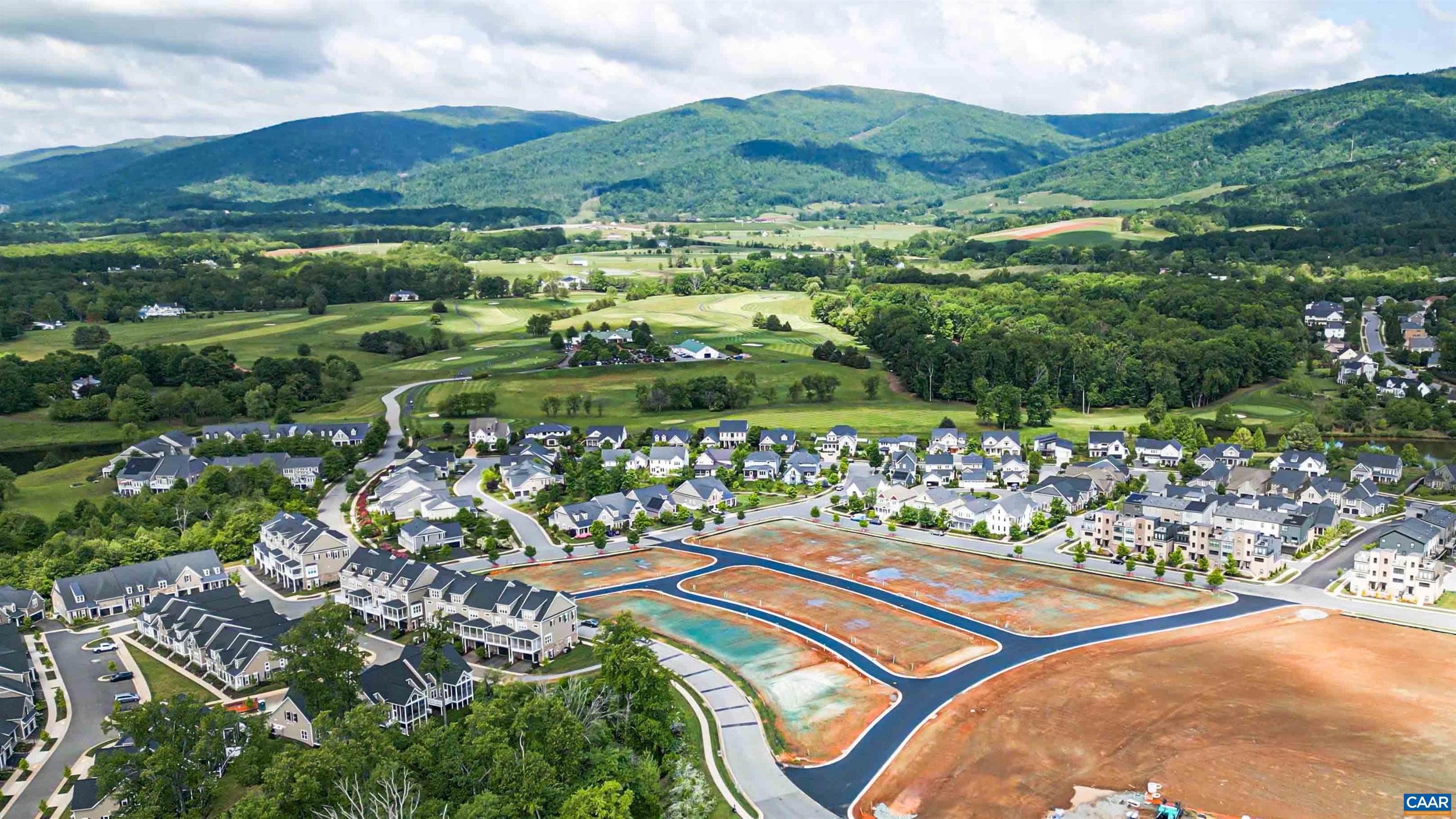 935 Addle Hill Road Crozet, VA 22932 - Photo 49 of 56 a view of a lush green hillside and houses