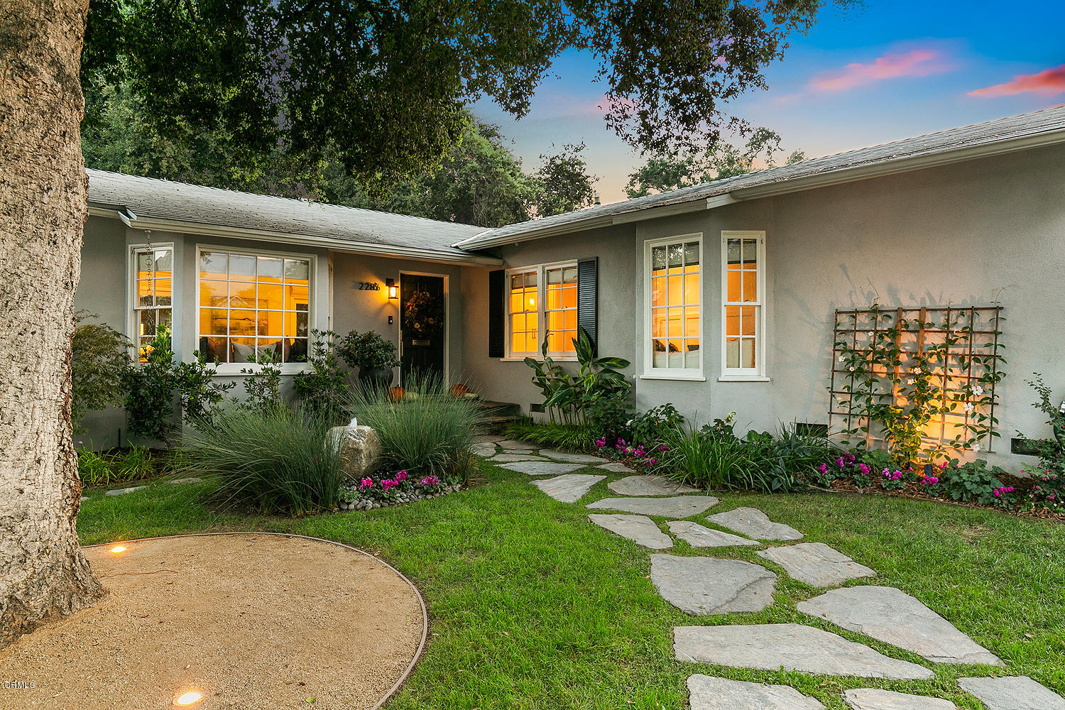 2286 Galbreth Road Pasadena, CA 91104 - Photo 1 of 25 a front view of a house with garden