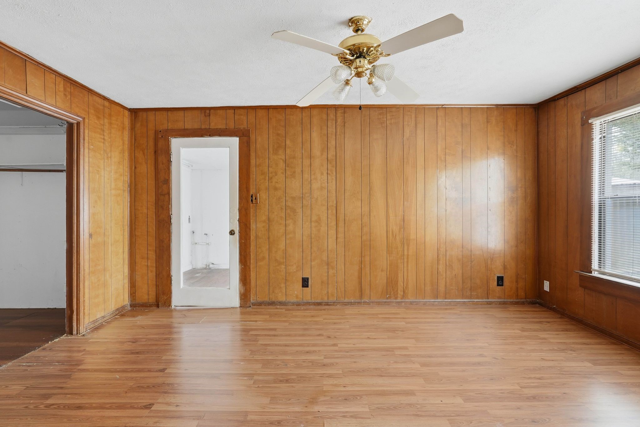 3110 Green Forest Road Conroe, TX 77303 - Photo 40 of 50 wooden floor in an empty room with a window