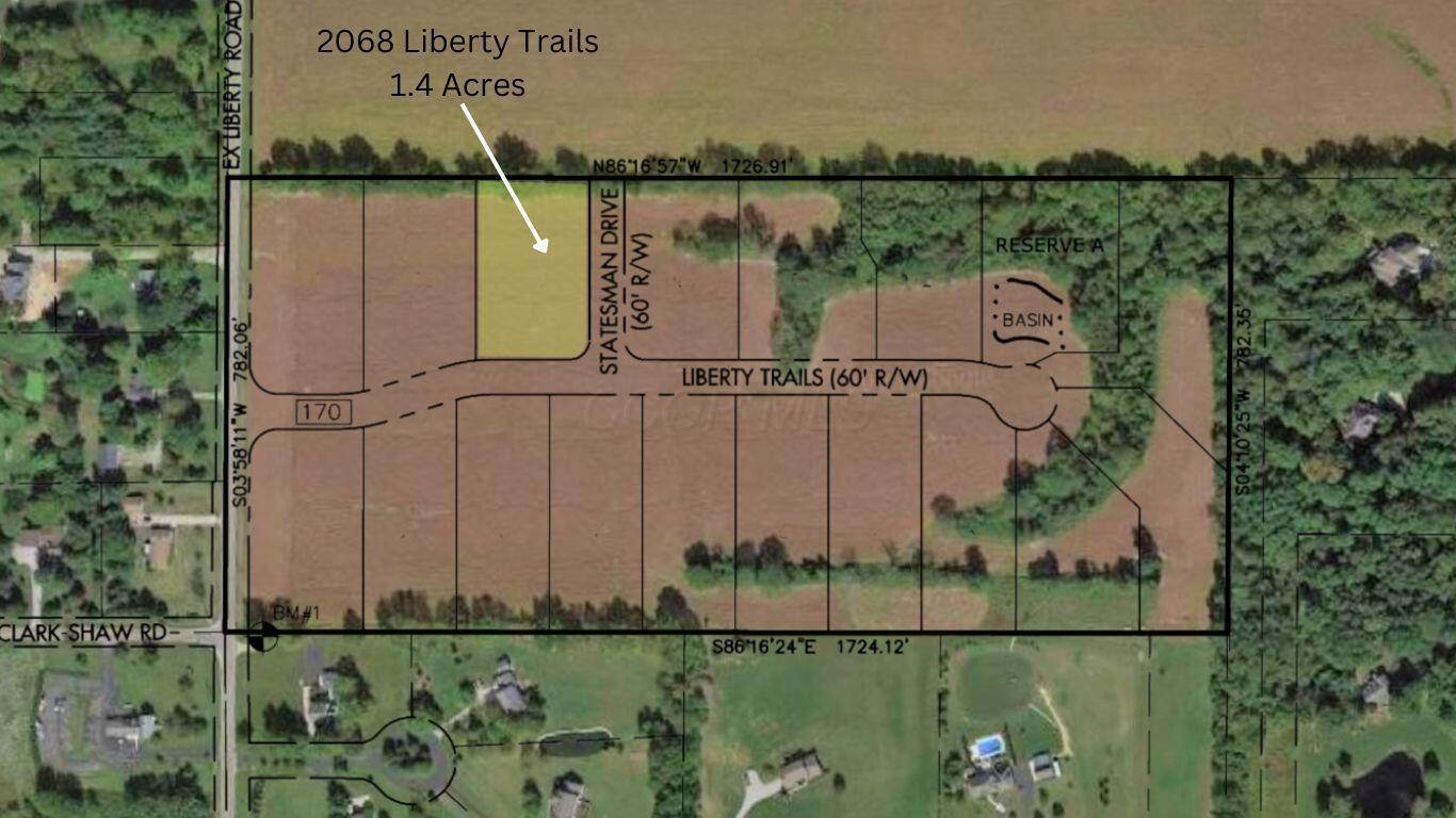 2068 Liberty Road Powell, OH 43065 - Photo 2 of 5 LotMap-7124