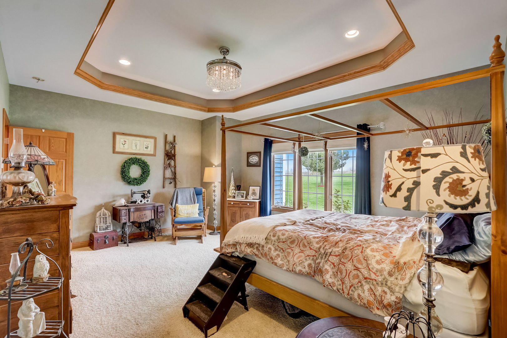 20818 Highview Road Marengo, IL 60152 - Photo 19 of 31 a bed room with a bed and a chair