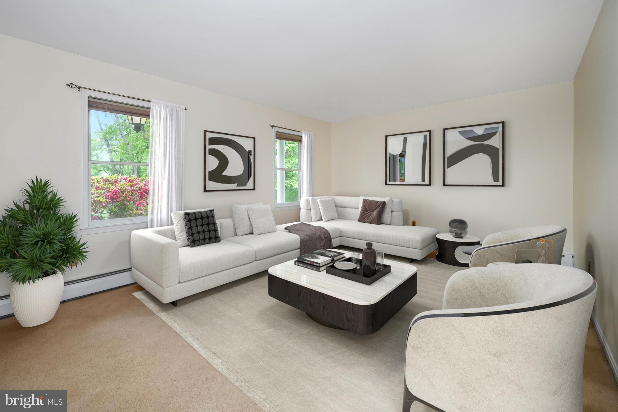 681 Brintons Bridge Road West Chester, PA 19382 - Photo 9 of 64 Living Room Virtually Staged