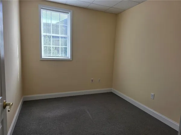 a room with gym equipment