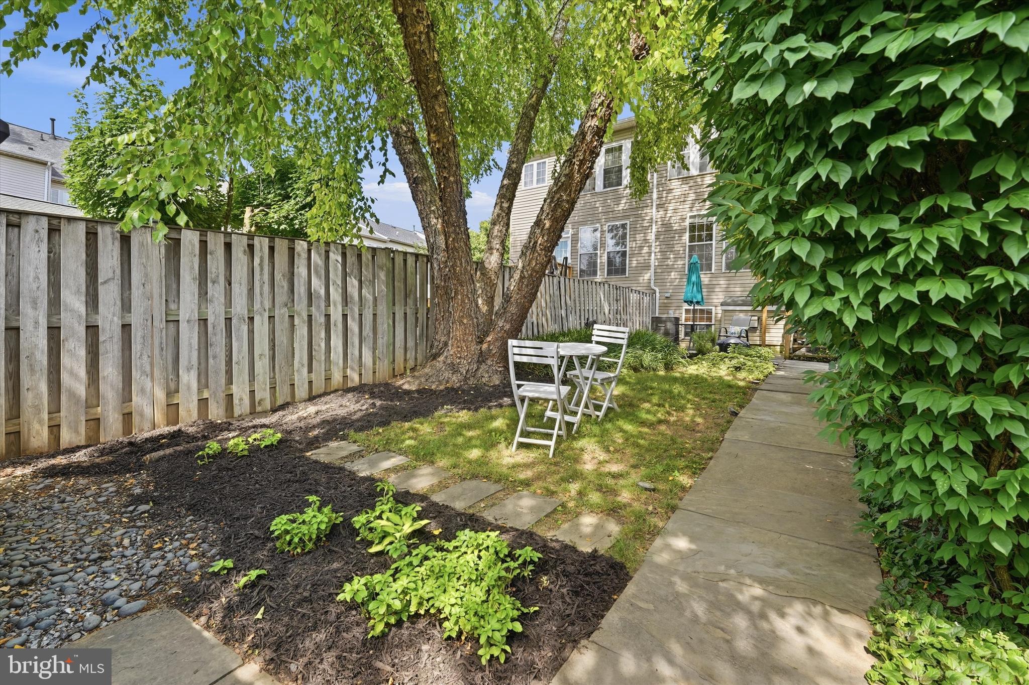 1721 Algonquin Road Frederick, MD 21701 - Photo 41 of 51 Fenced Backyard with Patio - Walkway to Parking