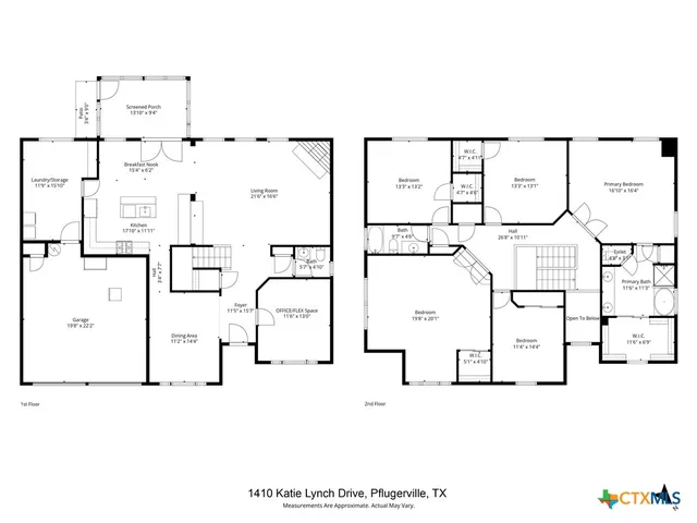 $499,900 | 1410 Katie Lynch Drive, Pflugerville, TX 78660