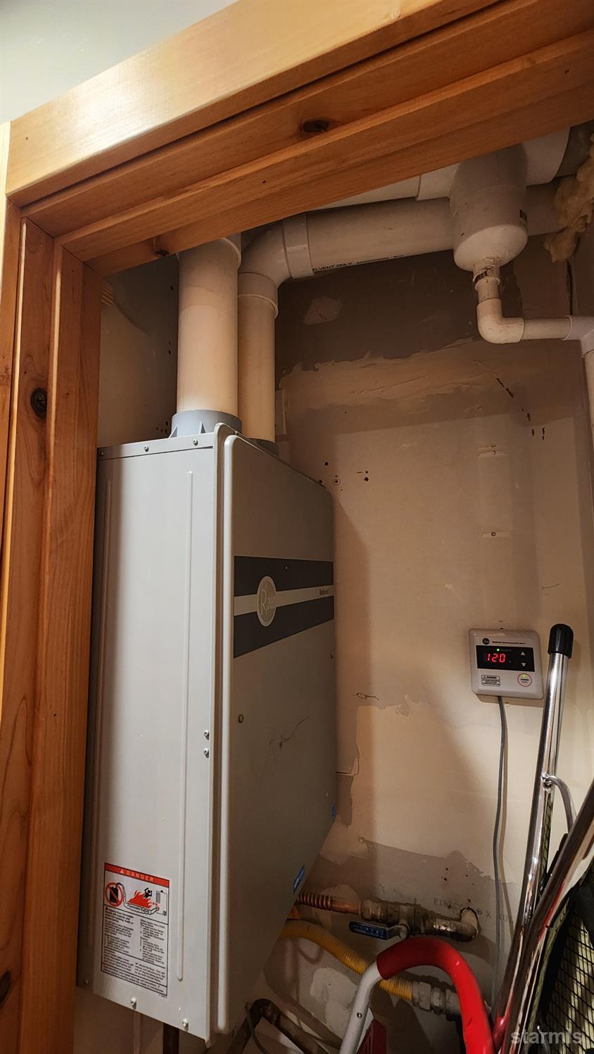 2282 Blitzen Road South Lake Tahoe, CA 96150 - Photo 27 of 40 Unit B - Gas Tankless Waterheater closet, located in the Kitchen