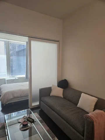 a living room with a couch