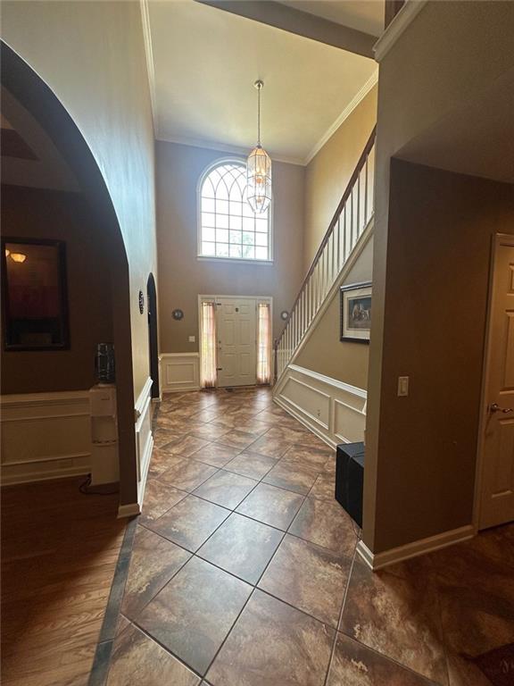 239 Sweet Cane Trail Grayson, GA 30017 - Photo 7 of 30 a view of a livingroom with a staircase