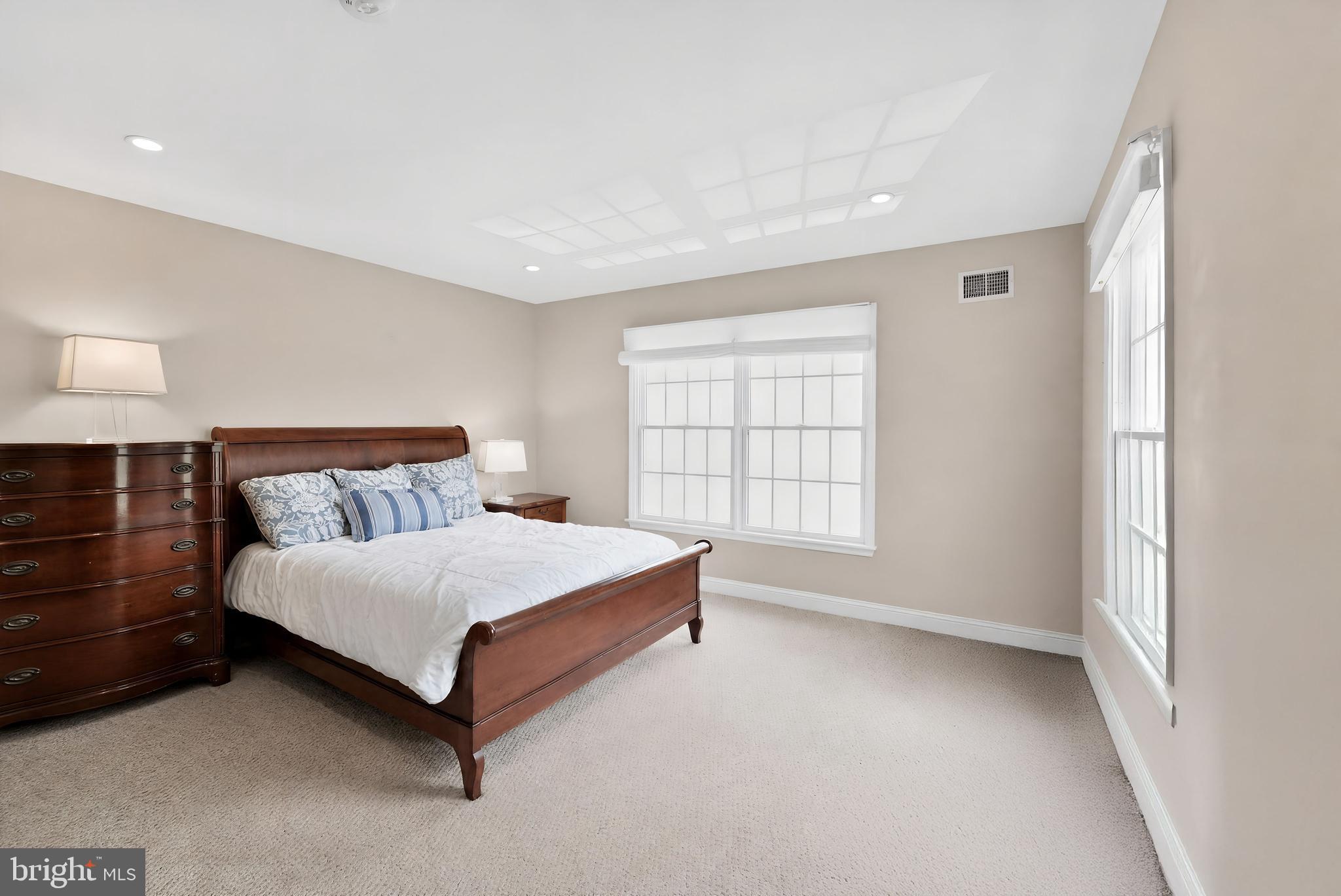 6 Hedge Row Road Princeton, NJ 08540 - Photo 29 of 32 a spacious bedroom with a bed and a window