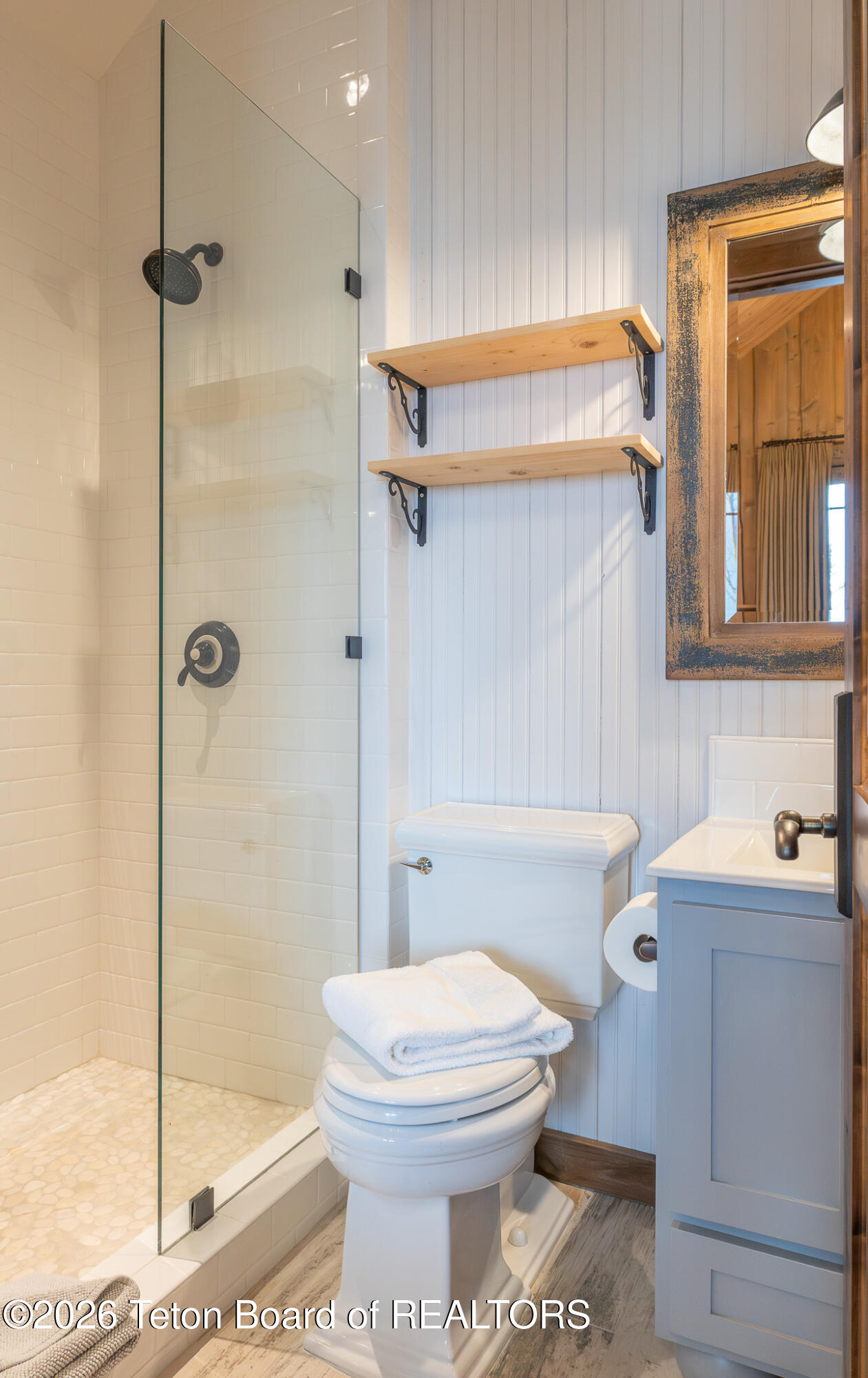 1125 West Bar Bc Ranch Road Jackson, WY 83001 - Photo 63 of 66 Guest House Bath #2