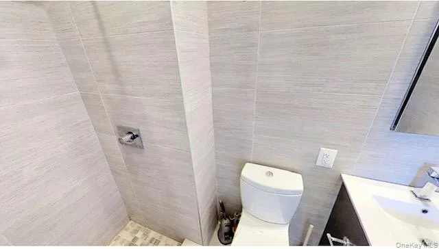 a bathroom with a sink and toilet