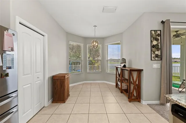 a room with furniture and a window