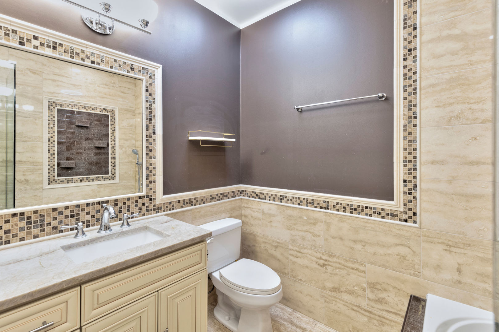 7746 North Sheridan Road, Unit 2L Chicago, IL 60626 - Photo 16 of 22 a bathroom with a sink a toilet and shower