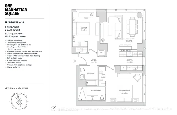 $1,895,000 | 252 South Street, Unit 8L | Two Bridges