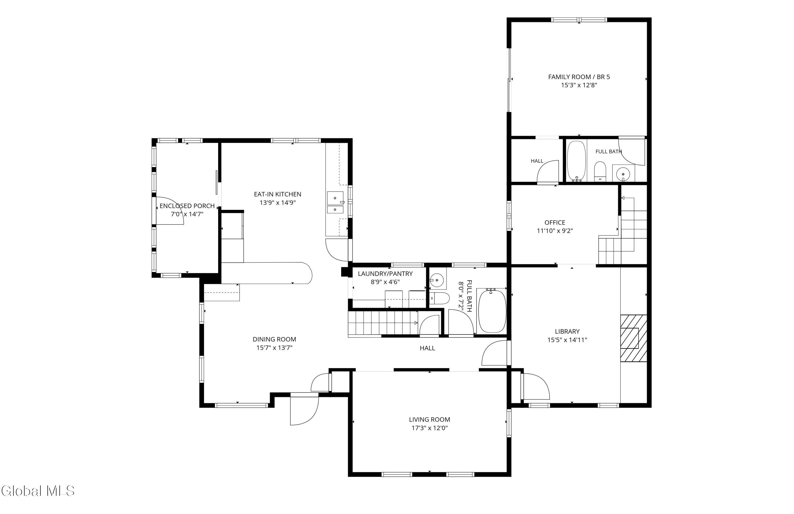 944 Stony Point Road Schodack, NY 12033 - Photo 98 of 99 1st Fl Floor Plan
