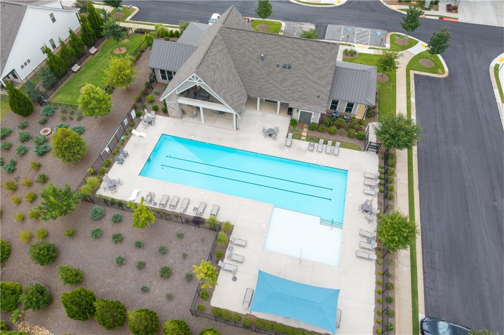 3321 Orwell Way, Unit 3301 Cumming, GA 30041 - Photo 43 of 43 an aerial view of a house with a yard