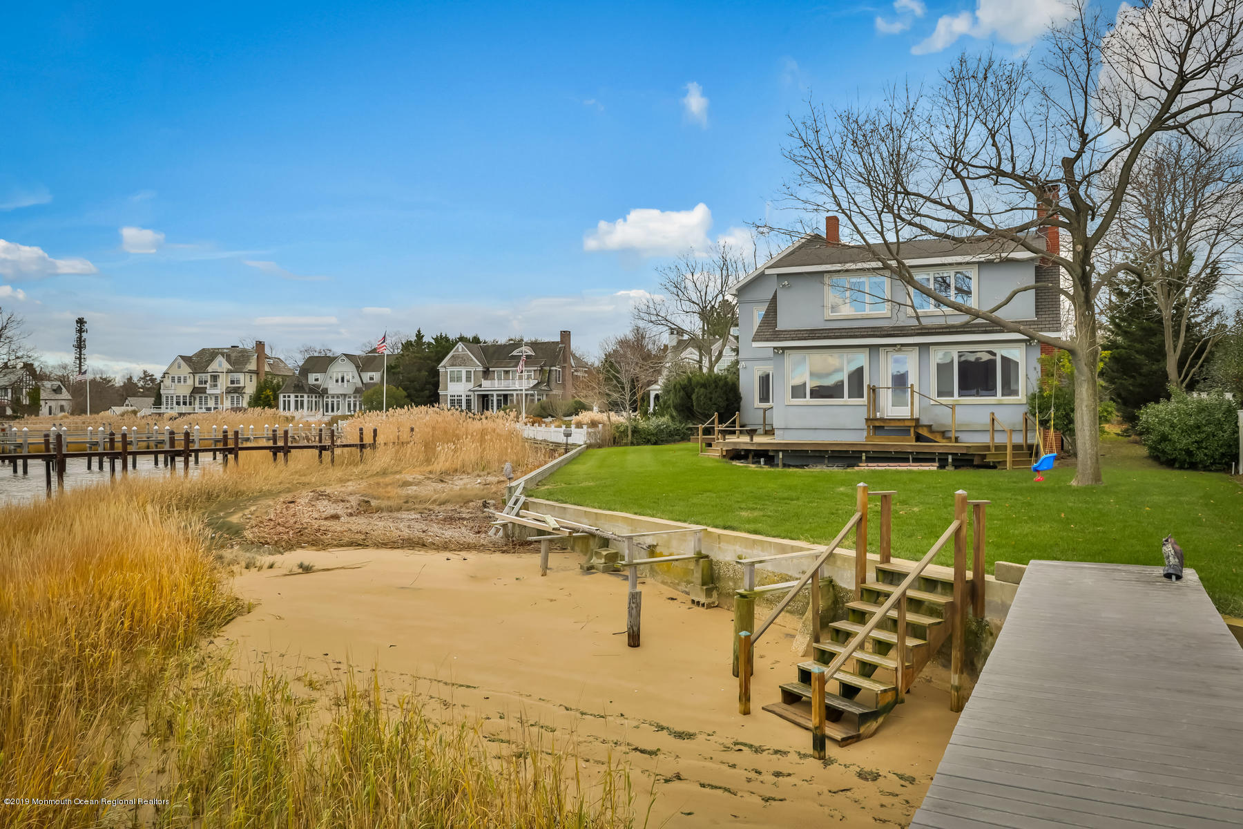 56 River Road Rumson, NJ 07760 - Photo 14 of 20 View of Home from the Dock