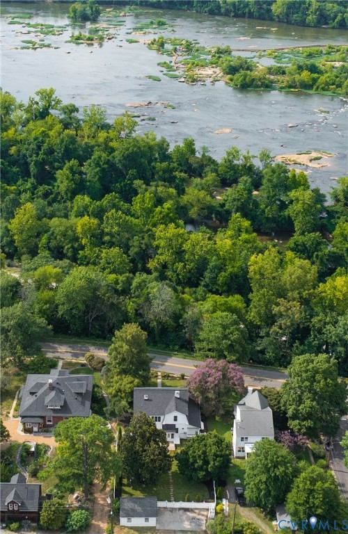 2402 Riverside Drive Richmond, VA 23225 - Photo 47 of 50 an aerial view of residential house with beach and outdoor space